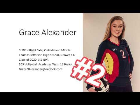 Video of Grace Alexander-2018 Volleyball Recruiting Video