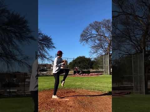 Video of 87 MPH 2022 RHP Gram Mueller