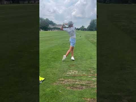 Video of Caleb Itzoe 8 Iron #1 Face On - July 2023