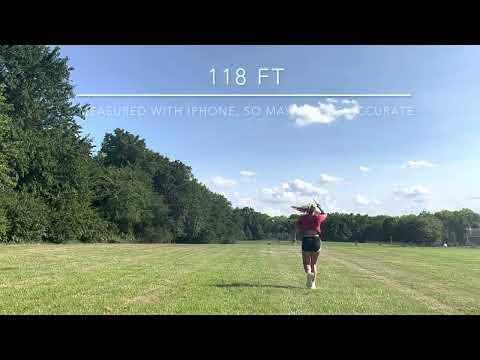 Video of Mary Moore - Summer javelin practice - Class of 24