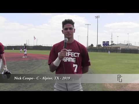 Video of Nick Crespo Skillshow video/Perfect game