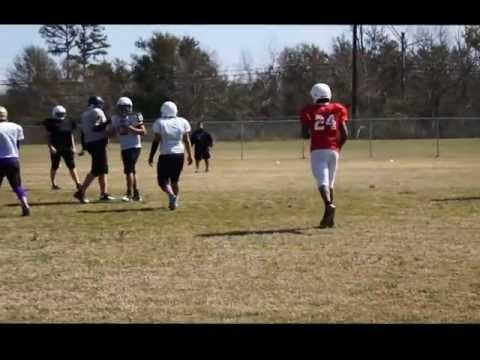 Video of Marquise Johnson - #24 (Red Jersey) for Santa Fe Cheifs 