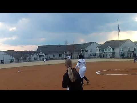 Video of Some High School Catches and Hits. 