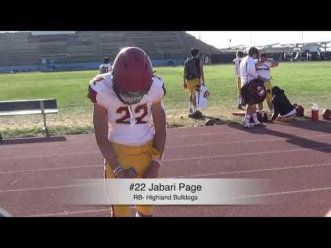 Video of Jabari Page 2020-21 Freshman Year (JV)