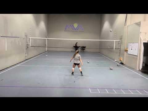 Video of Serve Receive/Digging Practice