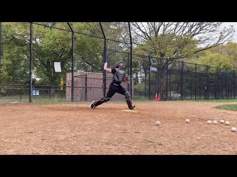 Video of Colin Leslie '22 Catcher Throws