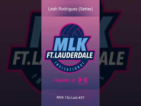 Video of Leah Rodriguez (Setter) MLK Invitational Ft. Lauderdale 