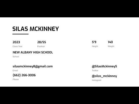 Video of Silas McKinney