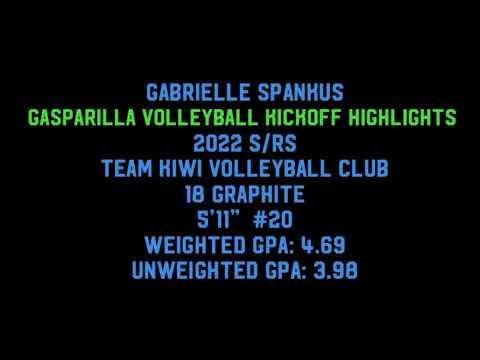 Video of Gabrielle Spankus 2022 S/RS Gasparilla Highlights