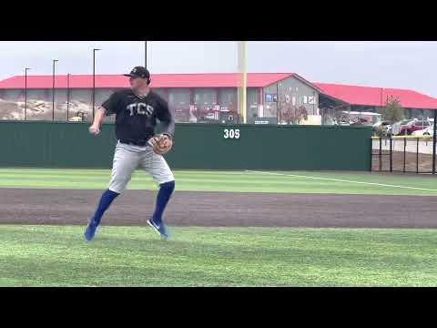 Video of Justin Powell post grad 2022 1B,3B, and OF