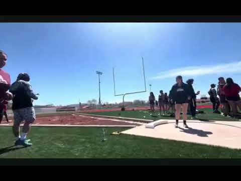 Video of Shotput form and distance 26'4