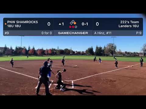 Video of Abby Burgess throwing out runner @ 2nd