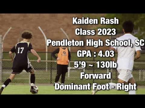 Video of Kaiden Rash College Recruiting Video