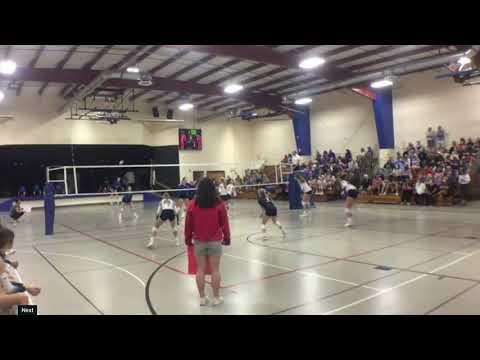 Video of Middle and End of Regular Senior Volleyball High School Season