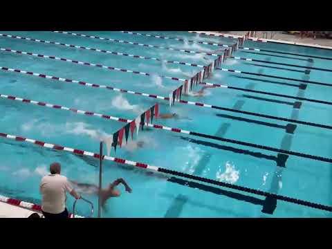 Video of 100 Free LCM (54.64)Lane One (Bottom)