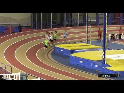 Video of Sophomore Year - 4:30 Indoor Mile - Feb 2021