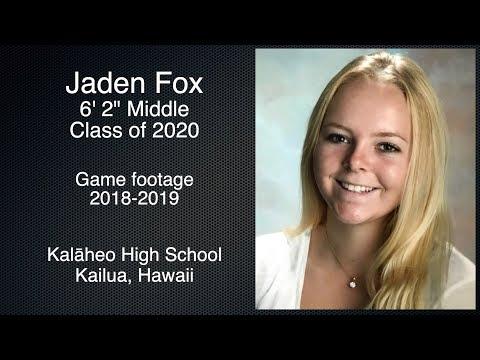 Video of Jaden Fox • Class of 2020 • Middle Blocker, Opposite