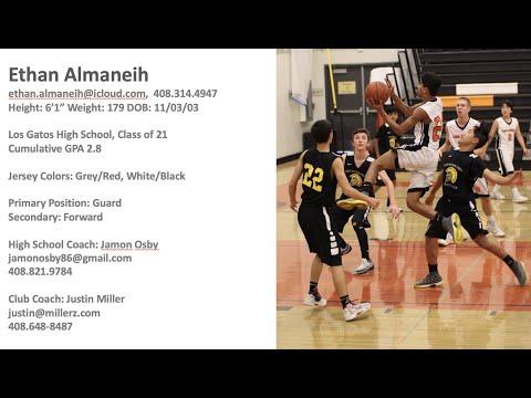 Video of Ethan College Basketball Recruitment Video