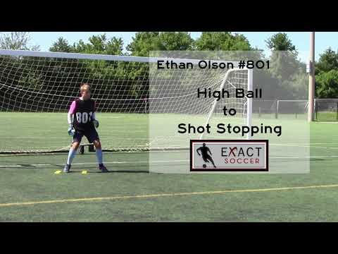 Video of Ethan Olson goalkeeper training video