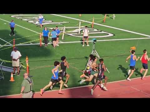 Video of 800m PR of 1:56.80 at AREA meet 