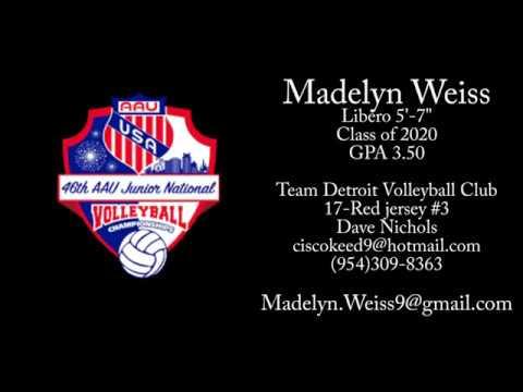 Video of Madelyn Weiss Highlights from 2019 AAU Nationals