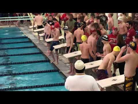 Video of Zach Wheeler 100 Back Mac Red Division Meet