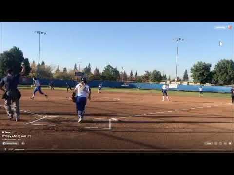 Video of Alaana Panu makes a diving catch in right field