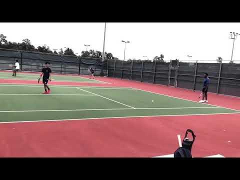 Video of Tennis Practice 1