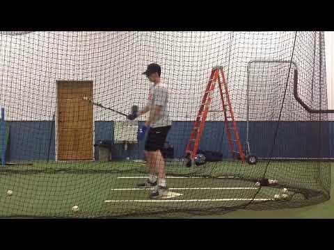 Video of Batting - 2024 1st Base - 6’3 - 185 lbs - Dom Pugliese - Dec. 2022