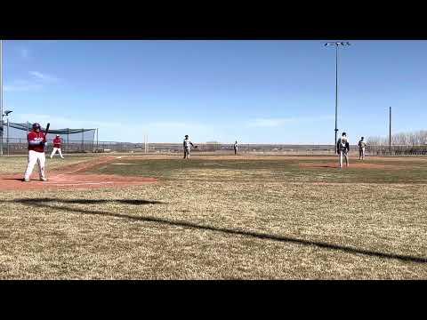 Video of First time pitching in high school 