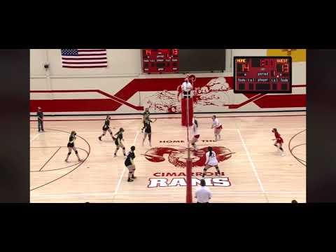 Video of Middle front row hitter/ blocker #16