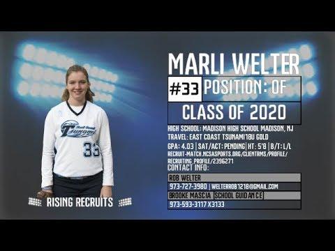 Video of Marli Welter 2020 - Skills Video