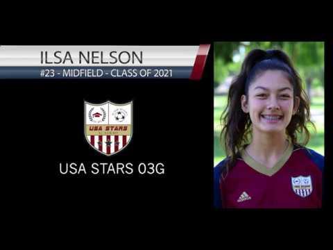 Video of ILSA NELSON Soccer highlights through March 2019