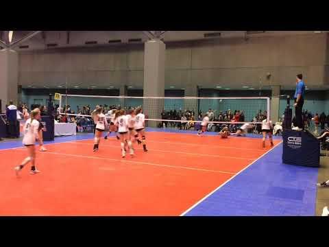 Video of Mia Moore, #11, Blocking and Hitting 