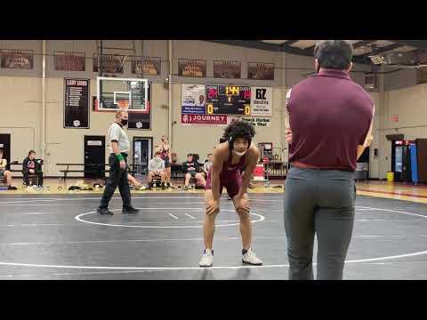 Video of (Maroon) 1/13/21 138lbs Junior Year (Was letting him up on top)