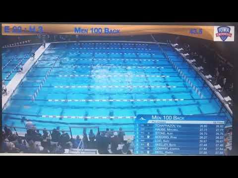 Video of Ryan J Boeding 100 back SCY