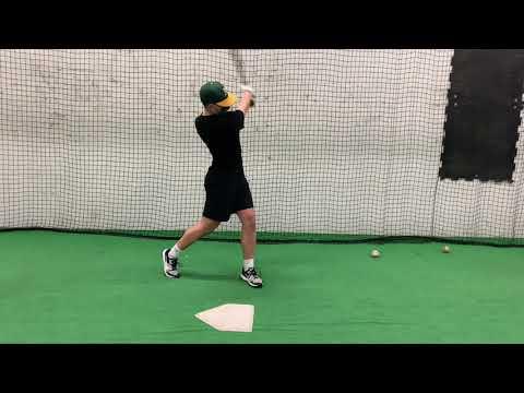 Video of February Hitting (Back & Side View)