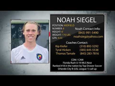 Video of Noah Siegel - Class of 2021 - Soccer Recruiting Video