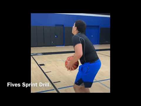 Video of Basketball workout with coach Tyrone Shelley 