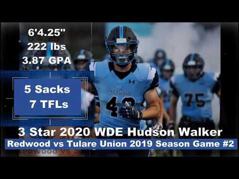 Video of 5 Sacks in game vs top rated D1 team