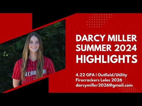 Video of Darcy Miller (2026) - Summer 2024 Highlights