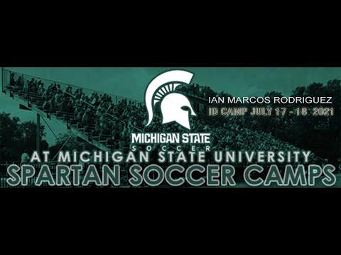 Video of Ian Marcos Michigan State ID Camp 2021