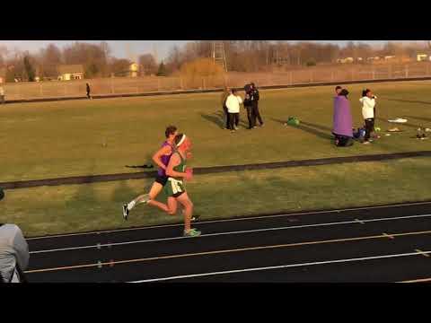 Video of Logan Lundgren (purple jersey) first place (led most of the race)