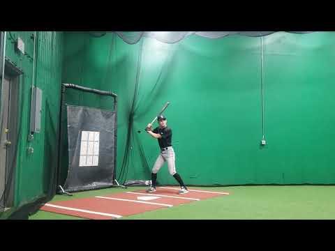 Video of August 28, 2020 Hitting Workout (side view)