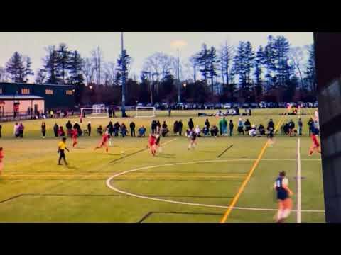 Video of Ciarra Terry (#14 blue) Spring Showcase 3/17/2023/ Center Back