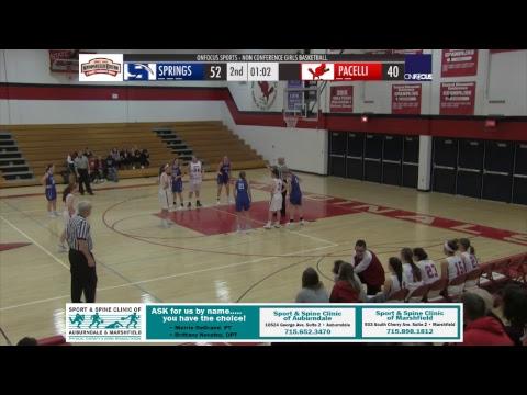 Video of Pacelli vs St. Mary's