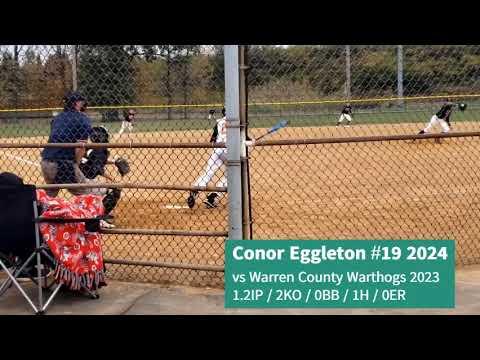 Video of Conor Eggleton #19 LHP CBC Black 2024