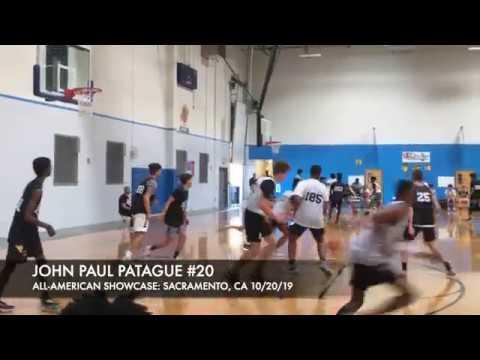 Video of John Paul Patague #20 All-American Showcase 2019