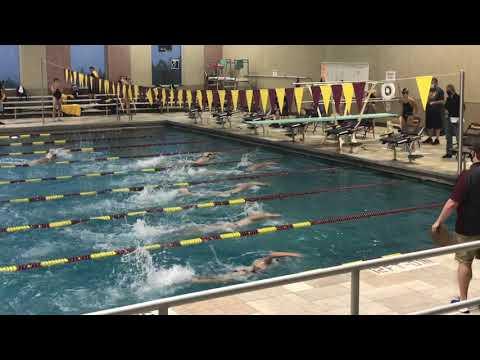 Video of 100 yrd Free Lane 5 (lane 1 is on top of screen)