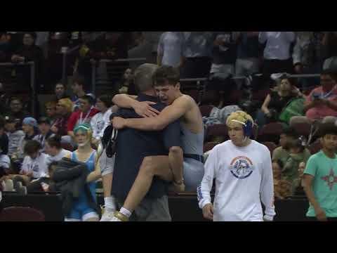 Video of New Mexico National Guard State Wrestling Championships La Cueva's Mason Posa wins first state title